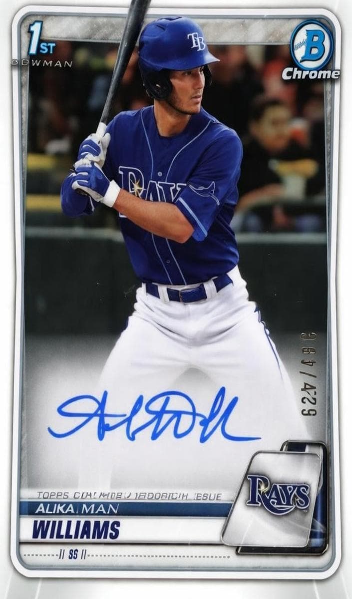 Alika Williams 2020 bowman Bowman Draft
