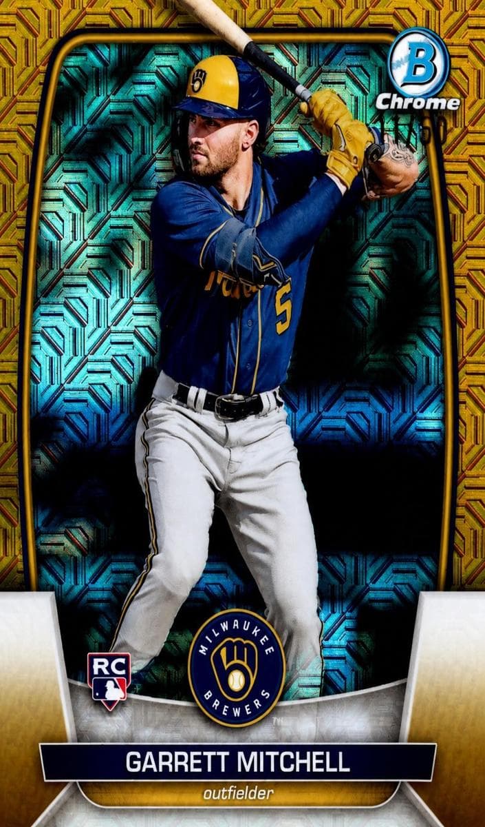 Garrett Mitchell trading card