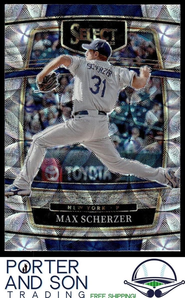 Max Scherzer 2022 panini Panini Select