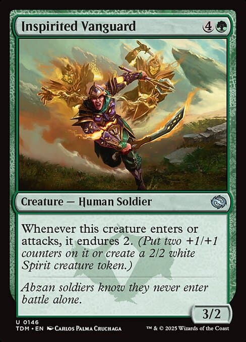 Inspirited Vanguard 2025 Magic: The Gathering Tarkir: Dragonstorm