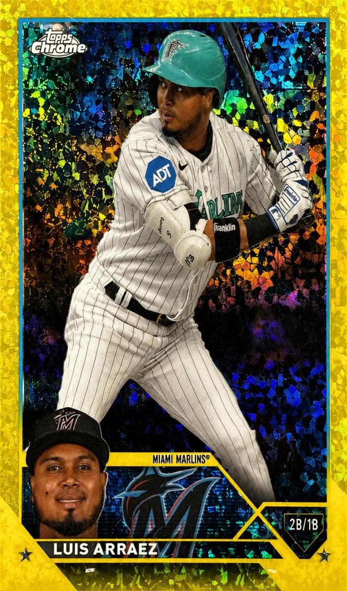 Luis Arraez 2023 topps Topps Chrome Update
