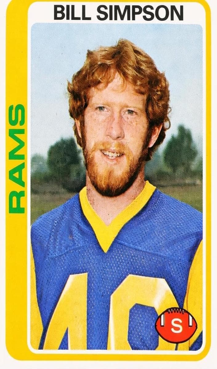 Bill Simpson 1978 topps Topps