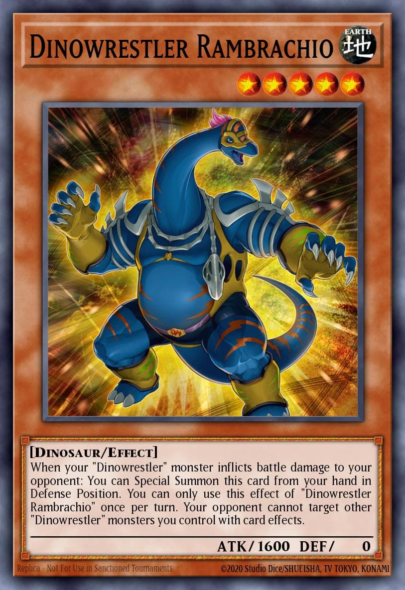 Dinowrestler Rambrachio #RIRA-EN007