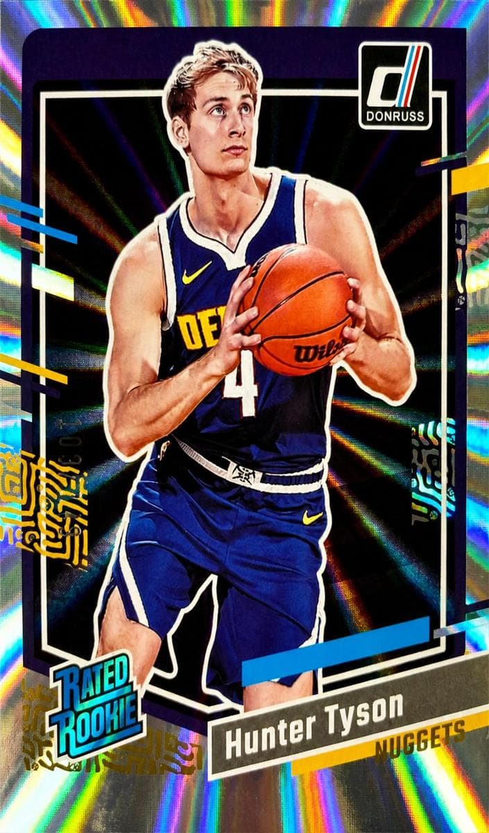 Hunter Tyson trading card