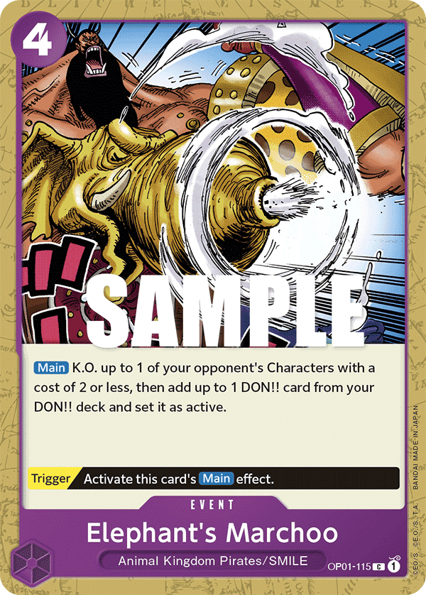 Elephant's Marchoo 2022 One Piece