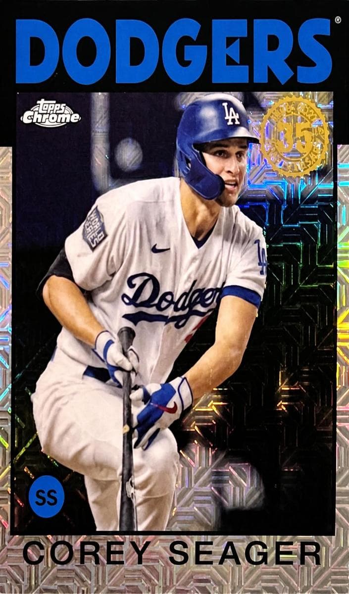 Corey Seager 2021 topps Silver Pack