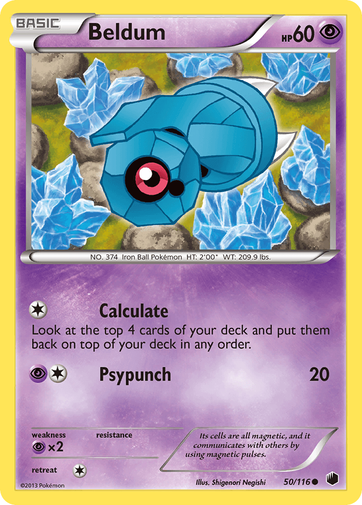 Beldum 2013 Pokemon Plasma Freeze