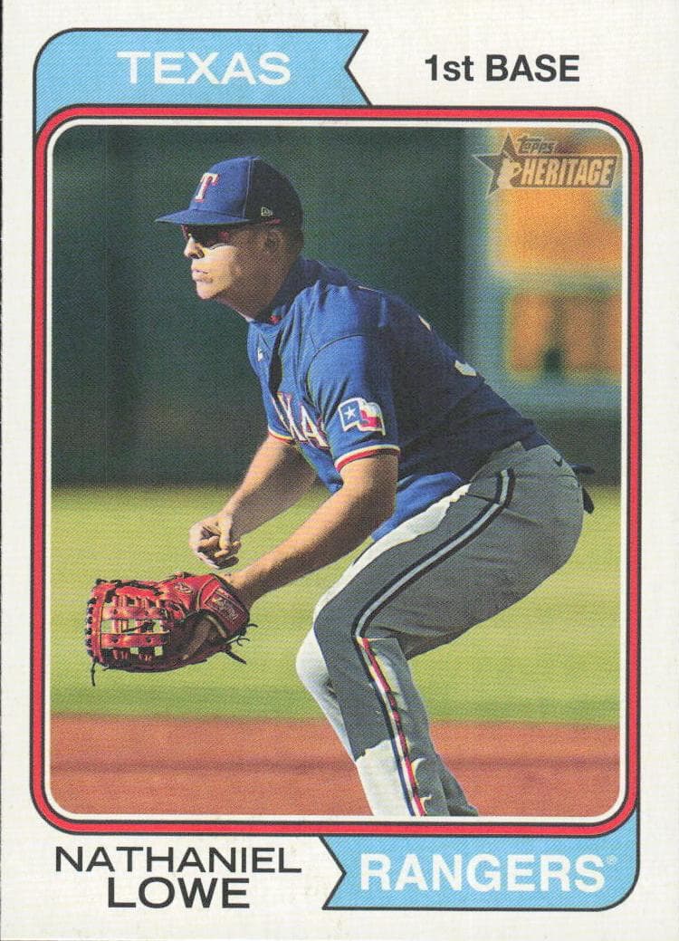 Nathaniel Lowe trading card