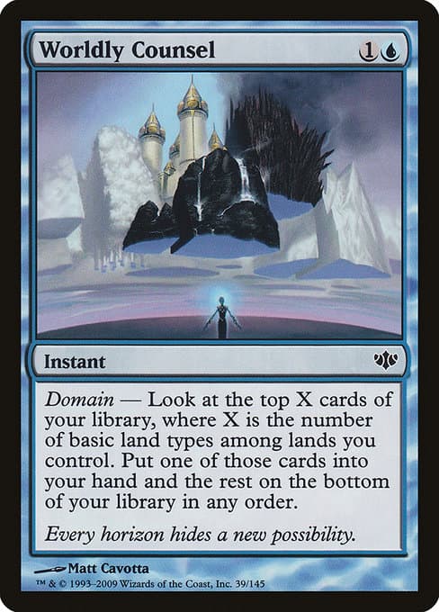 Worldly Counsel 2009 Magic: The Gathering