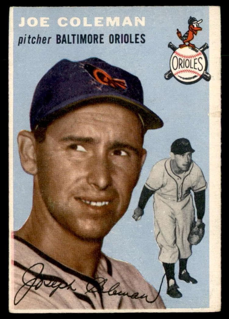 Joe Coleman 1954 topps Topps