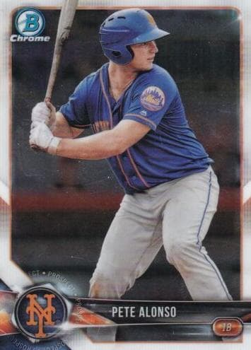 Pete Alonso 2018 bowman Chrome Prospects