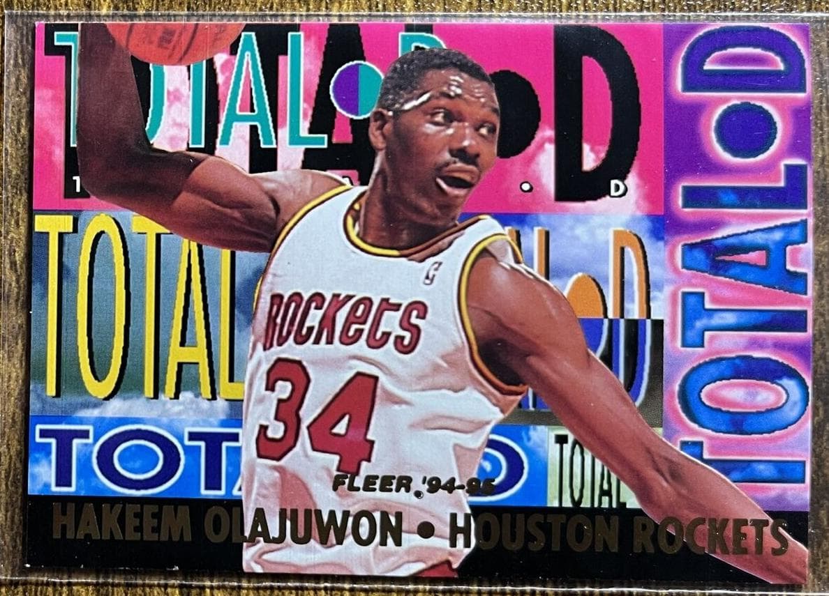 Hakeem Olajuwon 1994 fleer Fleer