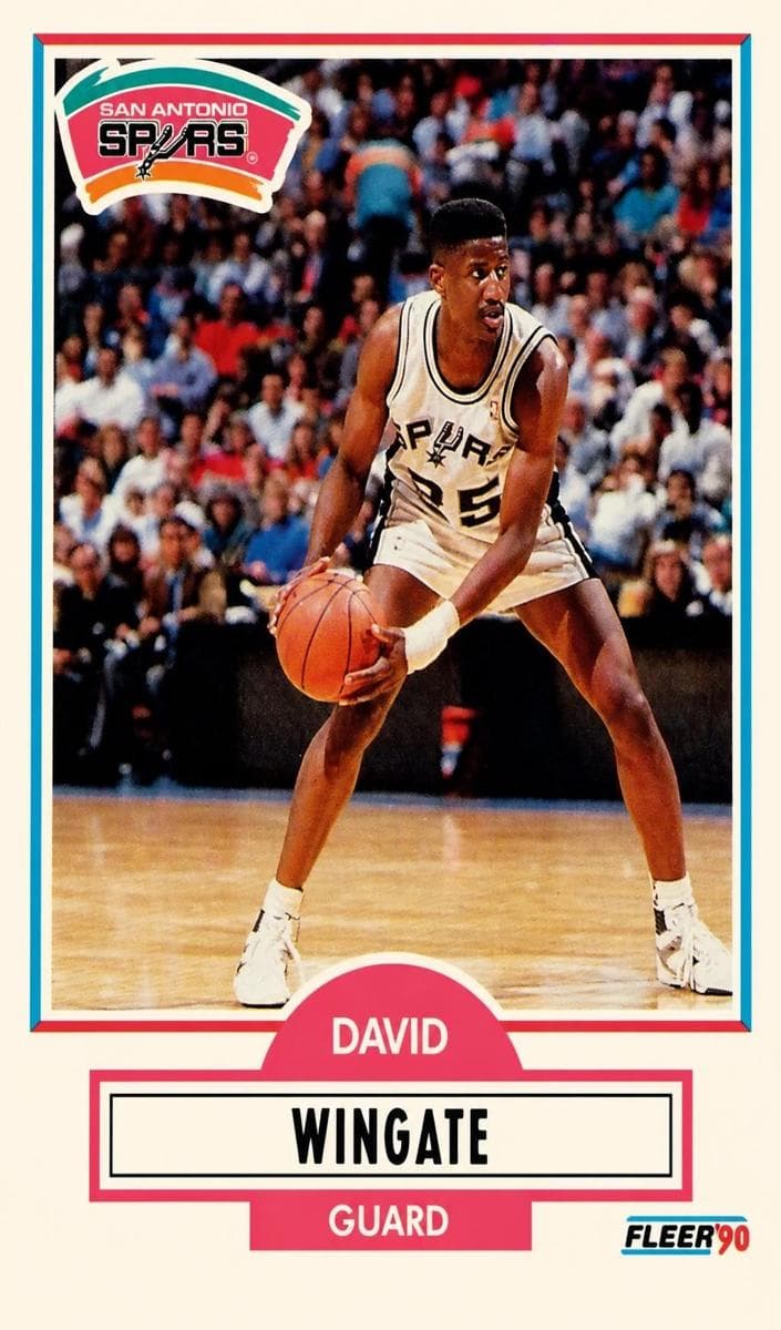 David Wingate 1990 fleer Fleer