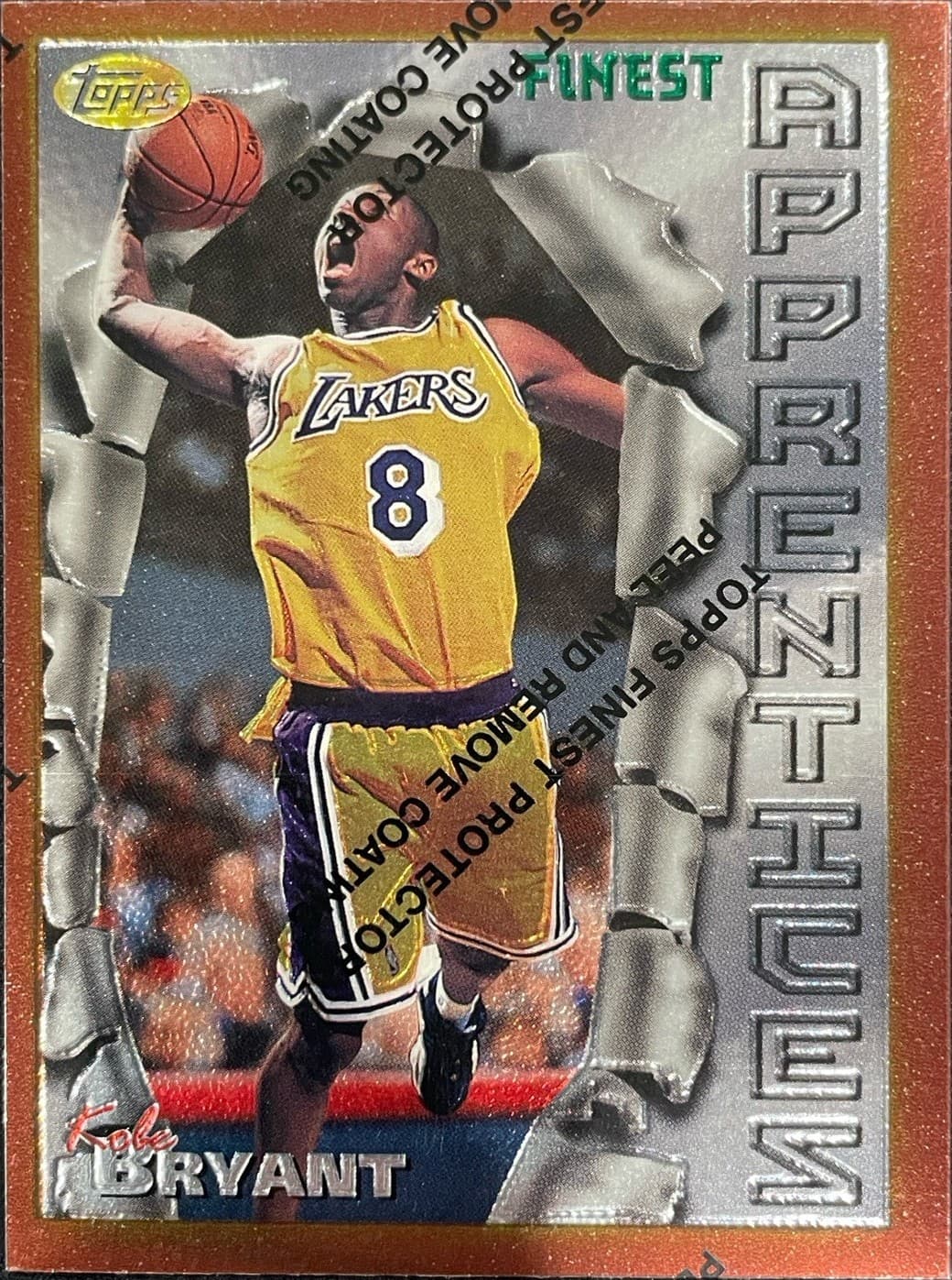 Kobe BRYANT w/ Coating '96 LA 1996 Topps Finest