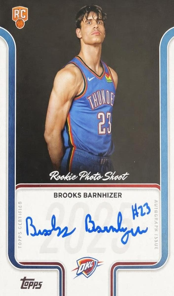Brooks Barnhizer 2025 topps Topps