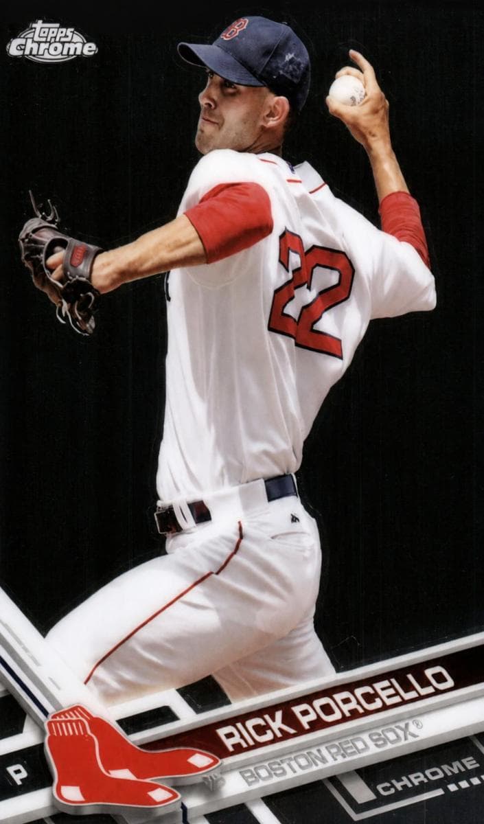 Rick Porcello 2017 topps Topps Chrome