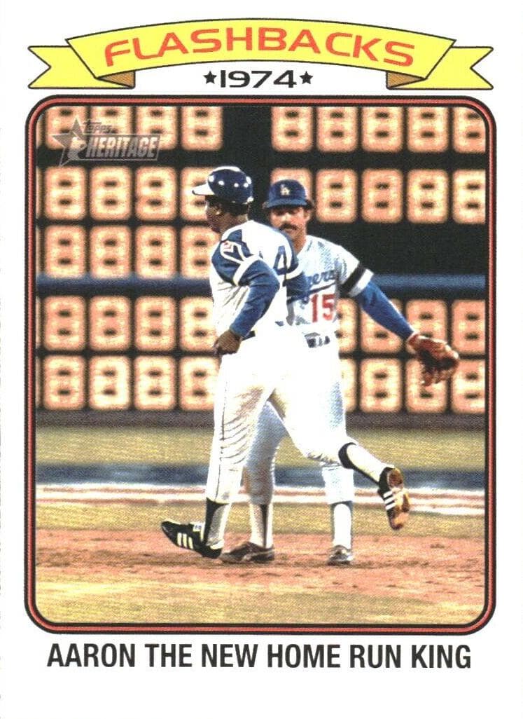 Hank Aaron 2023 topps Topps Heritage