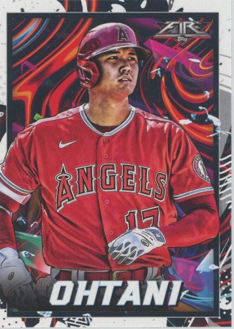 Shohei Ohtani 2022 topps Topps Fire