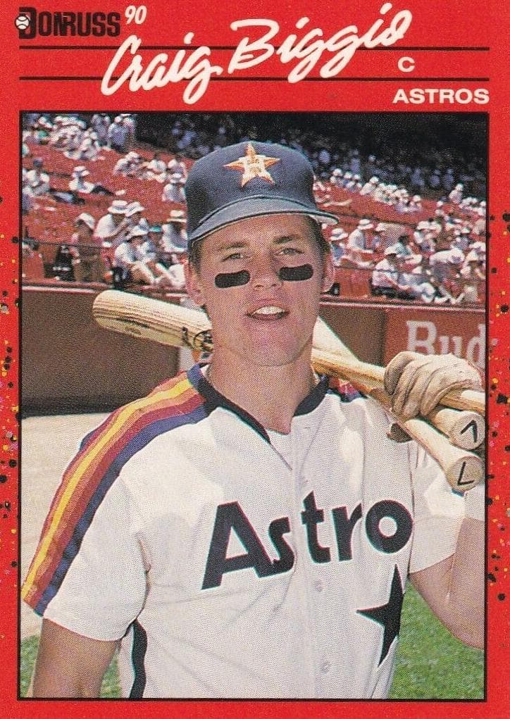 Craig Biggio 1990 panini Donruss