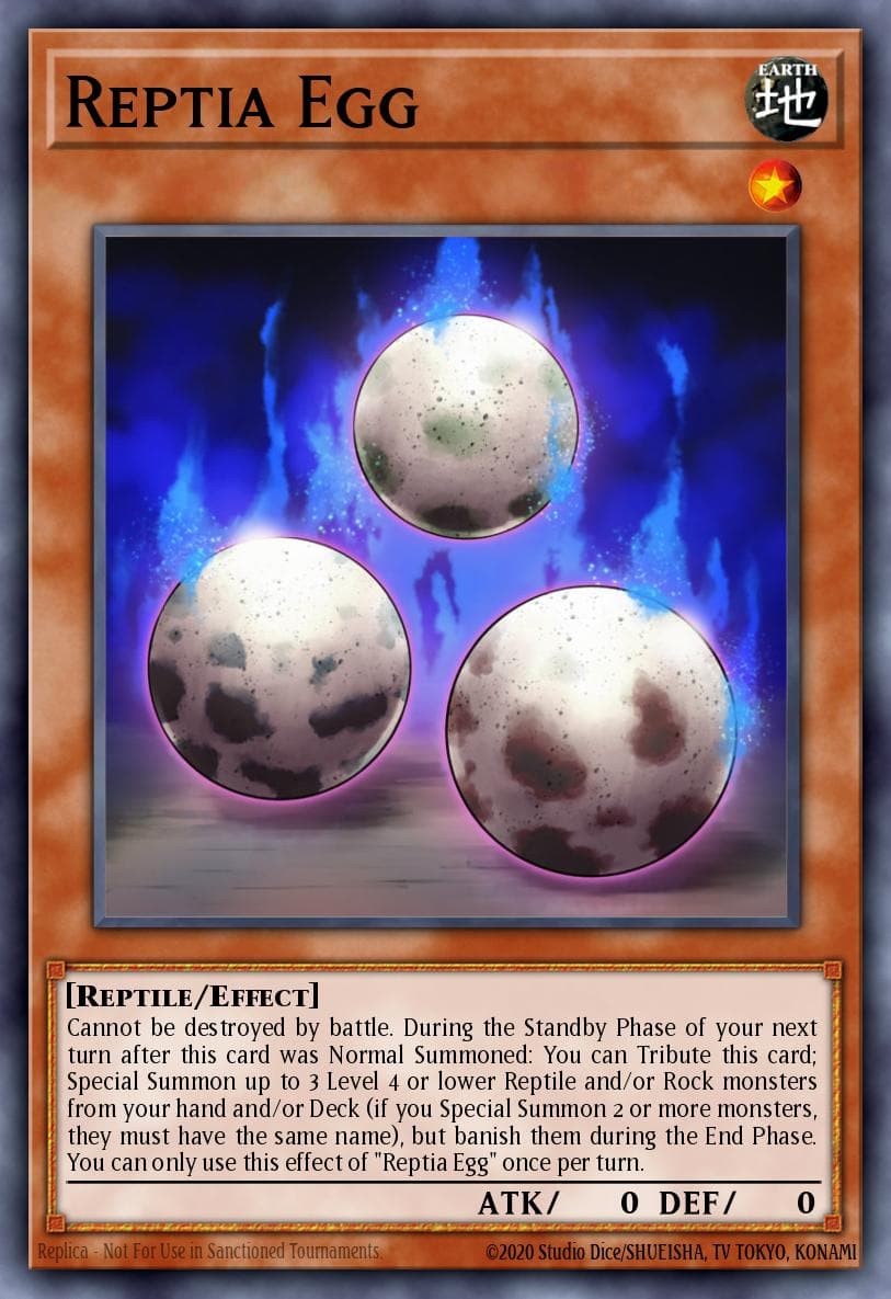 Reptia Egg 2022 Yu-Gi-Oh! Ghosts From the Past: 2nd Haunting 1st Edition