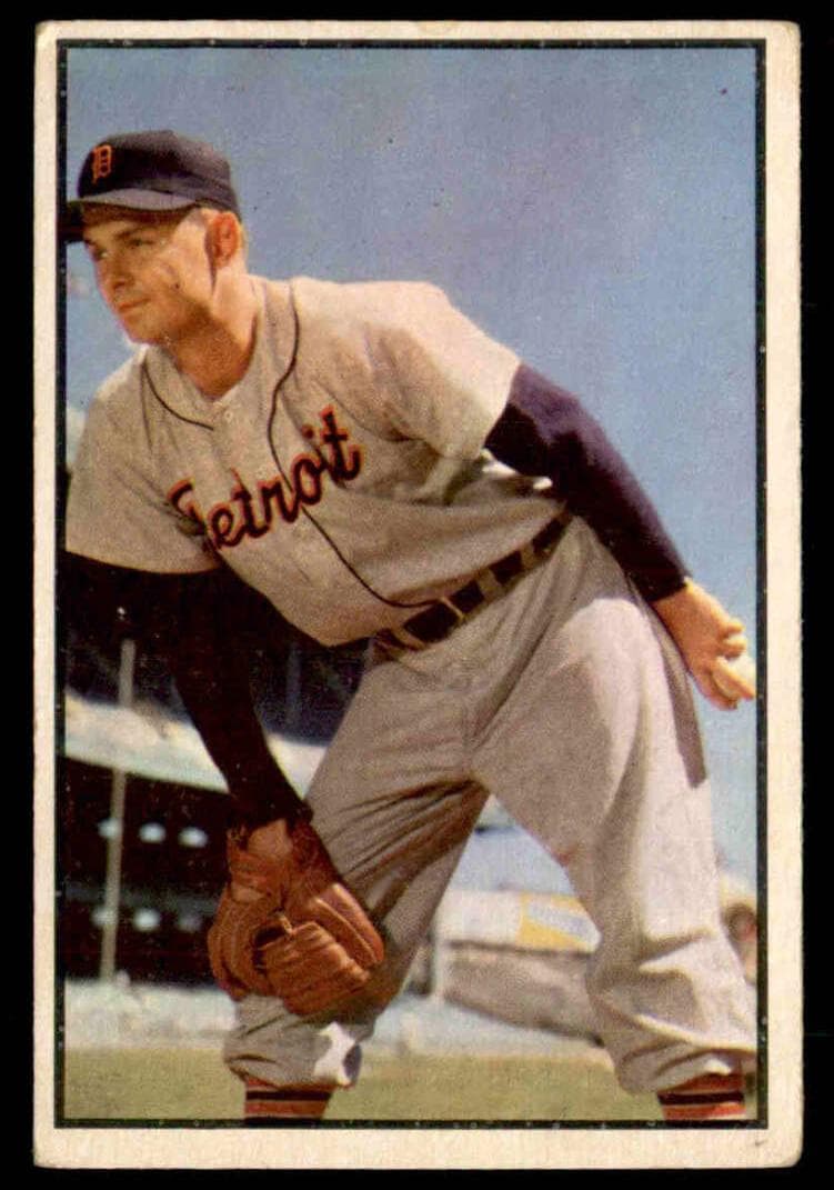 Ted Gray 1953 bowman Bowman Color