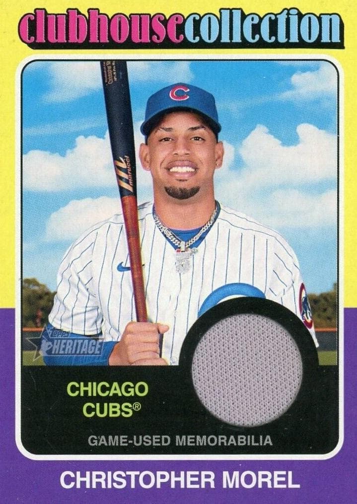 Christopher Morel 2024 topps Topps Heritage