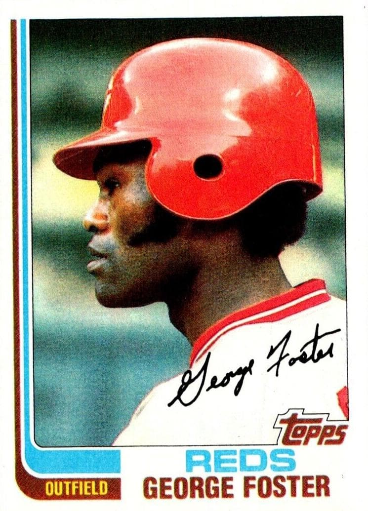 George Foster 1982 topps Topps