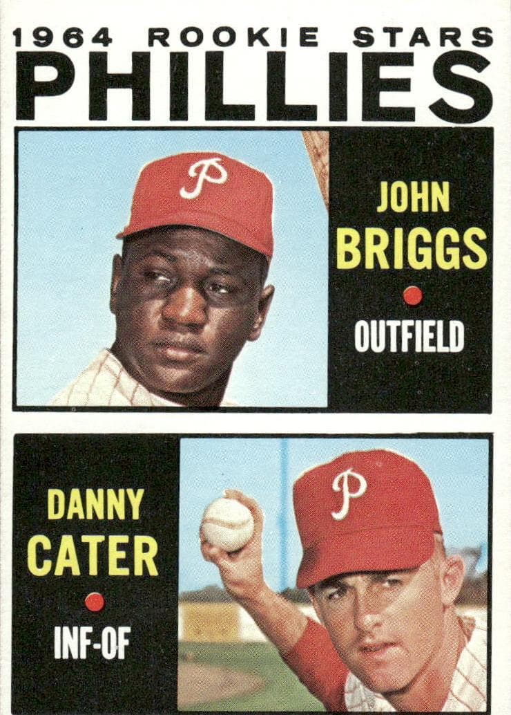 Phillies 1964 Rookie Stars (John Briggs / Danny Cater) #482
