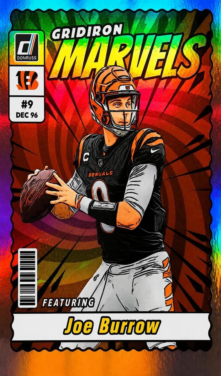 Joe Burrow 2023 panini Panini Donruss