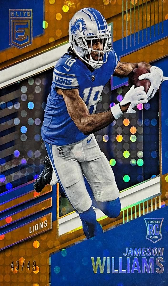 Jameson Williams 2022 panini Donruss Elite