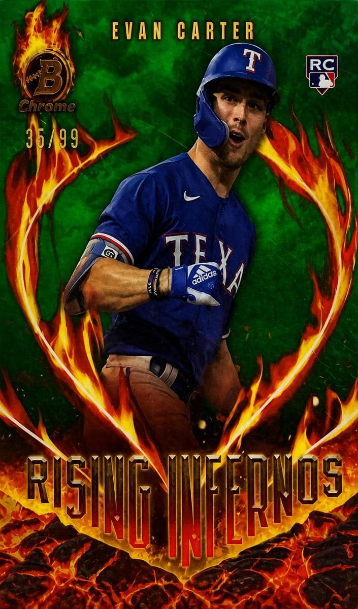 Evan Carter 2024 bowman Bowman Chrome