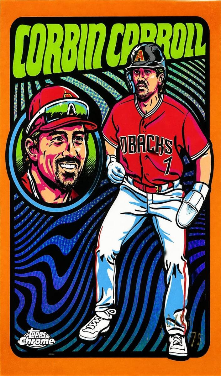 Corbin Carroll 2024 topps Topps Chrome