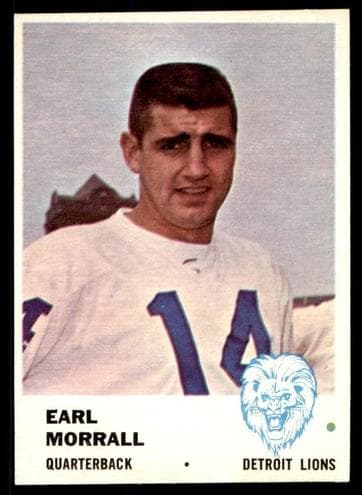 Earl Morrall 1961 fleer Fleer