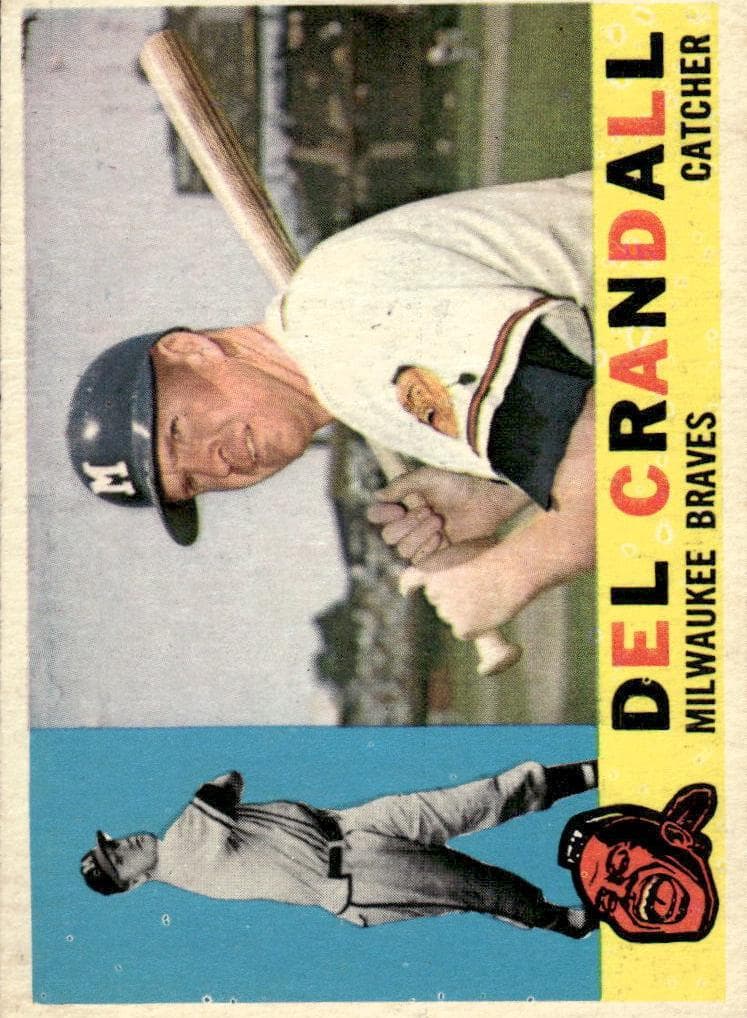 Del Crandall 1960 topps Topps