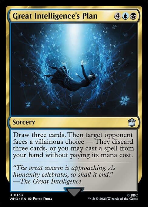 Great Intelligence's Plan 2023 Magic: The Gathering Doctor Who Foil