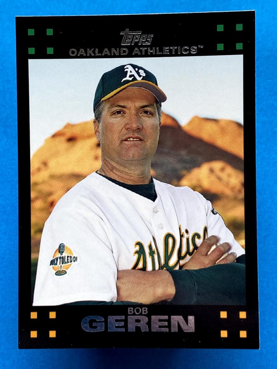 Bob Geren 2007 topps
