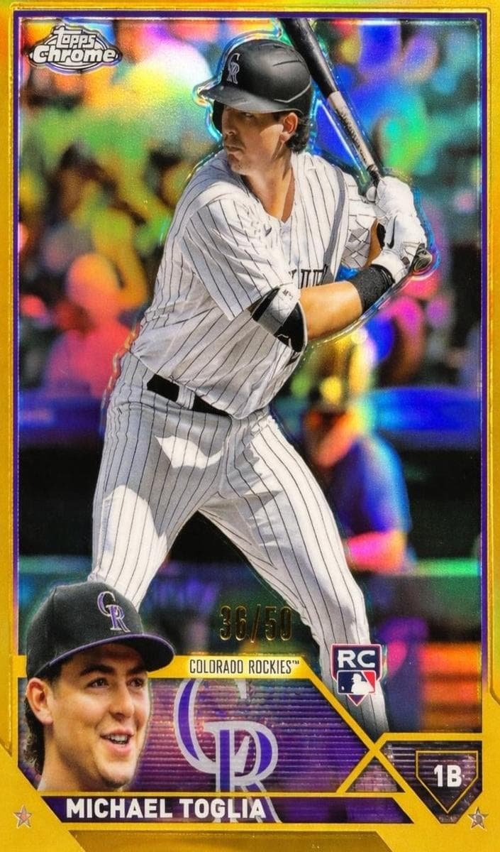 Michael Toglia 2023 topps Topps Chrome