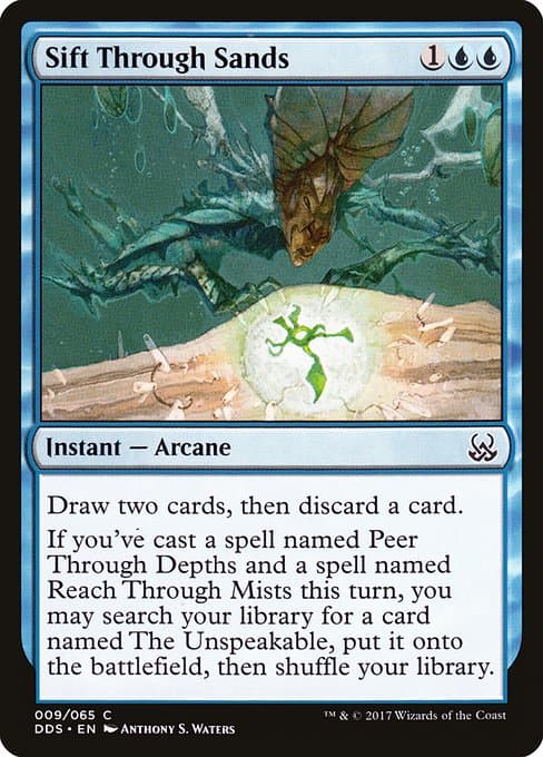 Sift Through Sands 2017 Magic: The Gathering Duel Deck: Mind vs. Might