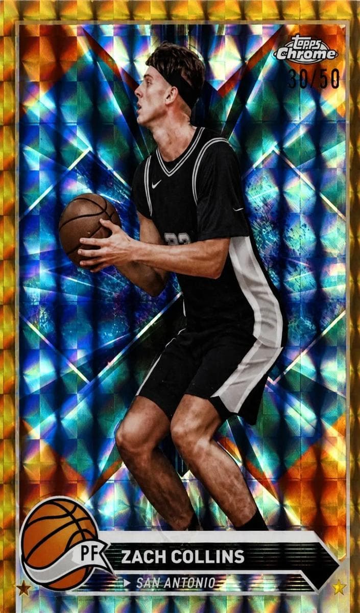 Zach Collins 2023 topps Topps Chrome