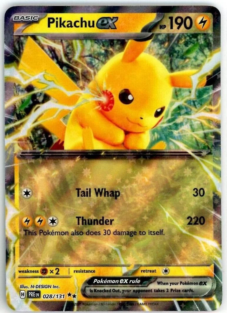 Pikachu EX #28