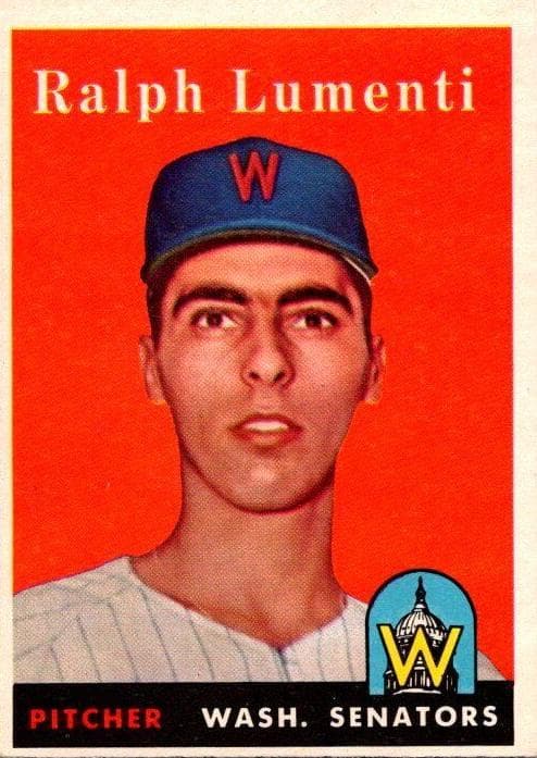 Ralph Lumenti 1958 topps Topps