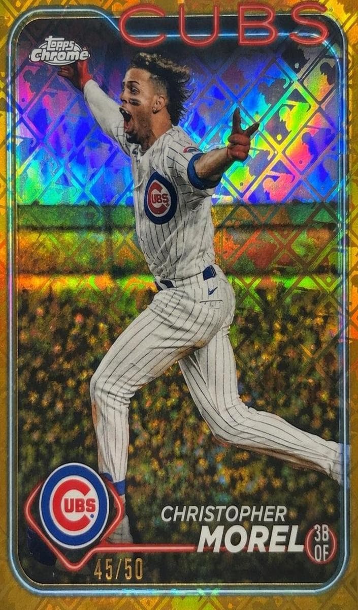 Christopher Morel 2024 topps Topps Chrome Logofractor Edition