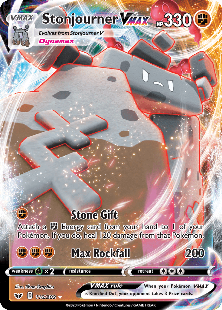 Stonjourner Vmax 2020 Pokemon Sword & Shield