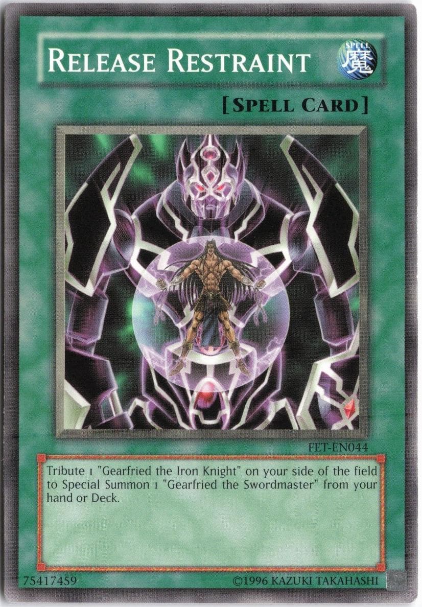 Release Restraint 2005 Yu-Gi-Oh!