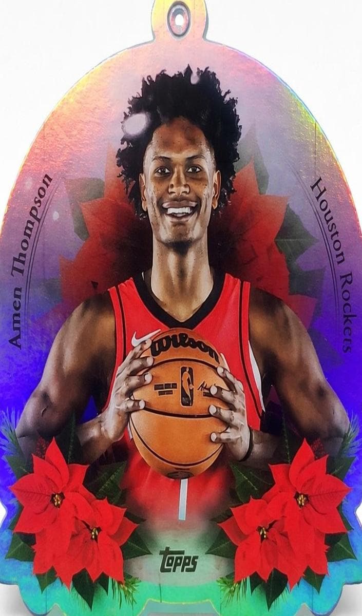 Amen Thompson 2025 topps Holiday