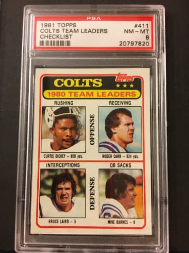 Curtis Dickey / Roger Carr / Bruce Laird / Mike Barnes #411