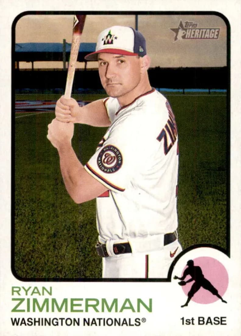 Ryan Zimmerman 2022 topps Topps Heritage