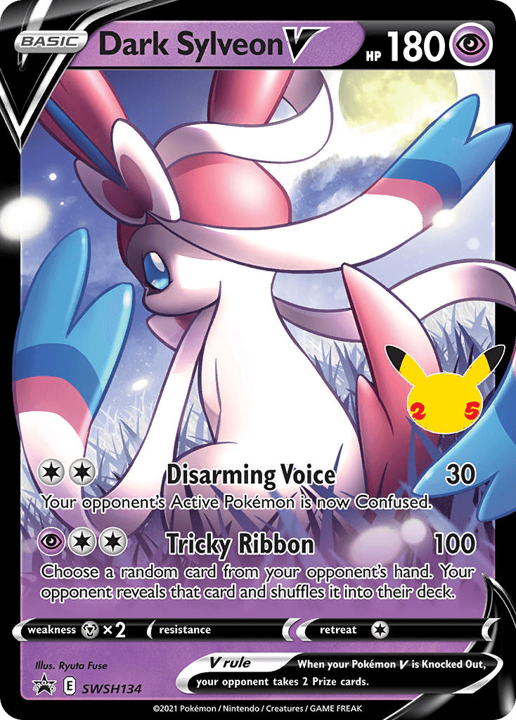 Dark Sylveon V 2021 Pokemon
