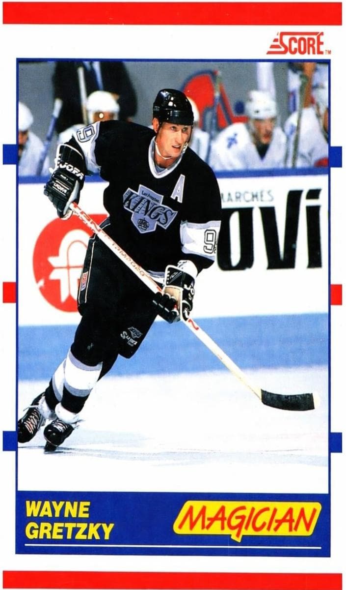 Wayne Gretzky 1990 panini Score (CA)