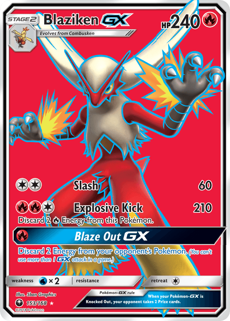 Blaziken GX #153